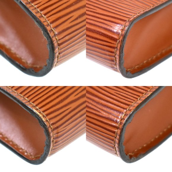 AUTHENTIC LOUIS VUITTON Pochette Arche Shoulder Clutch Bag Epi Leather - Picture 6 of 8